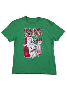 FIFTH SUN SANTA CLAUS HOLIDAY SPECIALS & CHILL MEN SIZE XXL (NEW WITH TAGS) A27